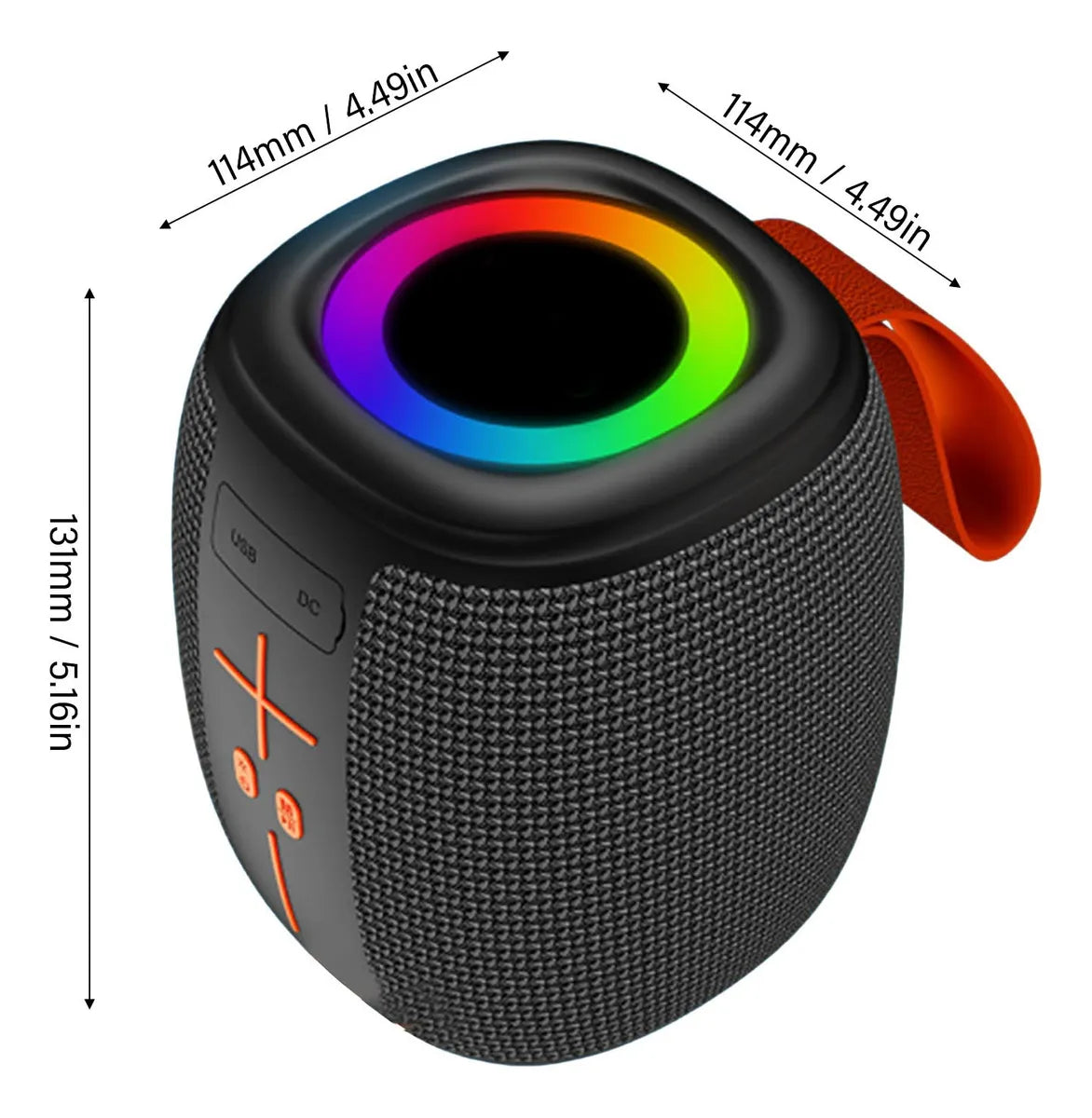 YANG Boom™ – Bocina Inalámbrica RGB a Prueba de Agua