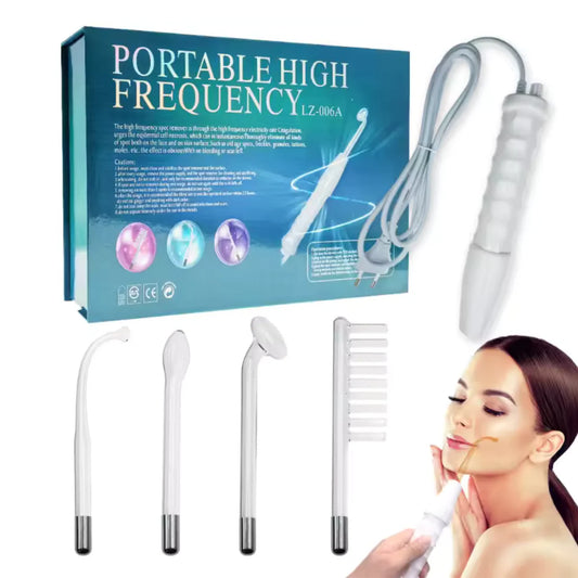 Kit de Alta Frecuencia Facial y Capilar – 4 Tubos Intercambiables