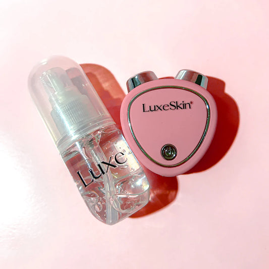 LuxeSkin® - Masajeador de microcorriente facial